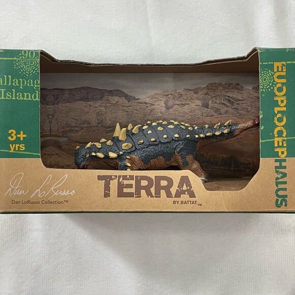 EUDPLOCEPHALUS Dinosaur Figurine Toy 
Terra by Battat & Dan LoRusso Collection - Picture 4 of 12
